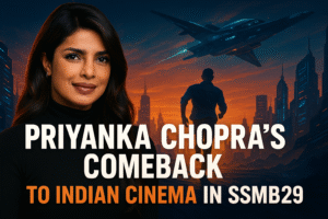 “Priyanka Chopra banner for SSMB29 comeback film with Rajamouli and Mahesh Babu”