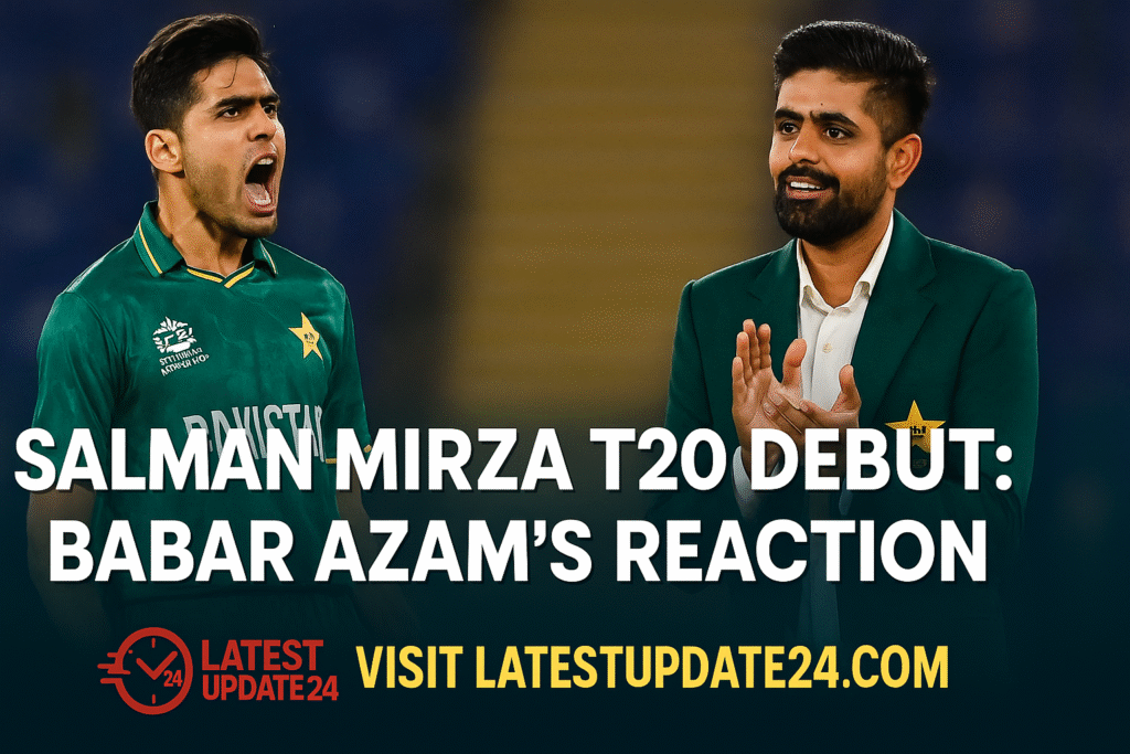 Salman Mirza’s Sensational T20 Debut: Babar Azam Reacts to Rising Star