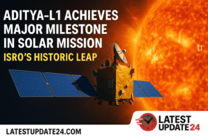 India’s Daring Leap into Solar Science: Aditya-L1 Achieves Historic Space Milestone
