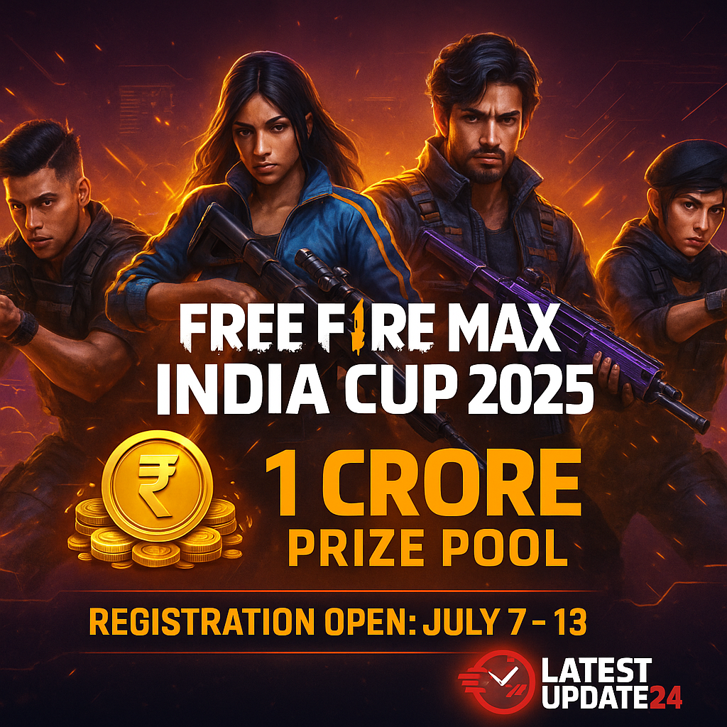 Free Fire Max India Cup 2025: ₹1 Crore Prize Pool, Schedule & How to Register