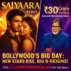 Ahaan Panday & Aneet Kapoor Debut in Saiyaara Amitabh Bachchan Highest Paid TV Host