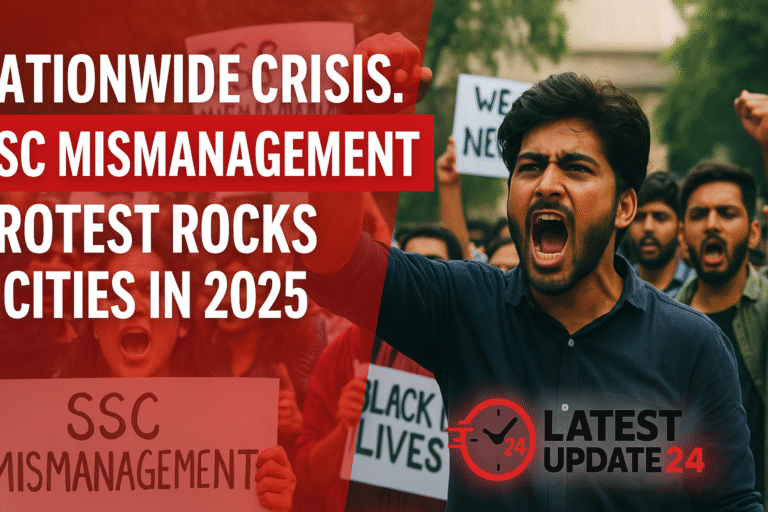 SSC Mismanagement Protest 2025: Shocking Scenes in 5 Cities