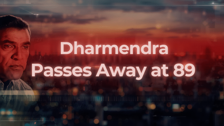 Dharmendra Dies at 89 — Bollywood Mourns Legendary Actor’s Death | Full Report